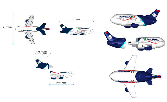 AeroMexico USB Drive