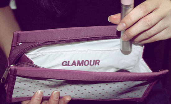 Glamour Magazine Makeup Bag
