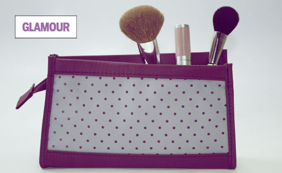 Glamour Magazine Makeup Bag