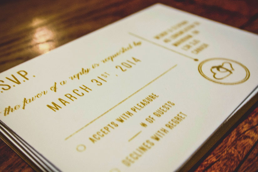 Wright Family Wedding Invitation